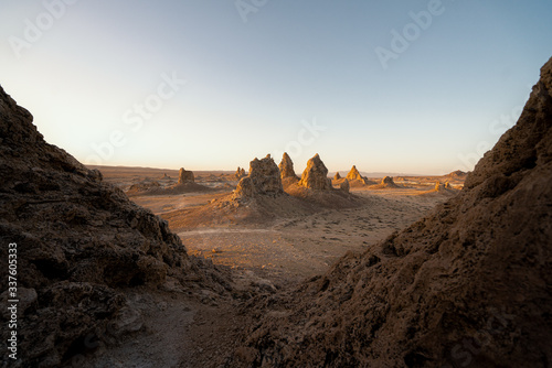 View of rock formations in Monument Valley