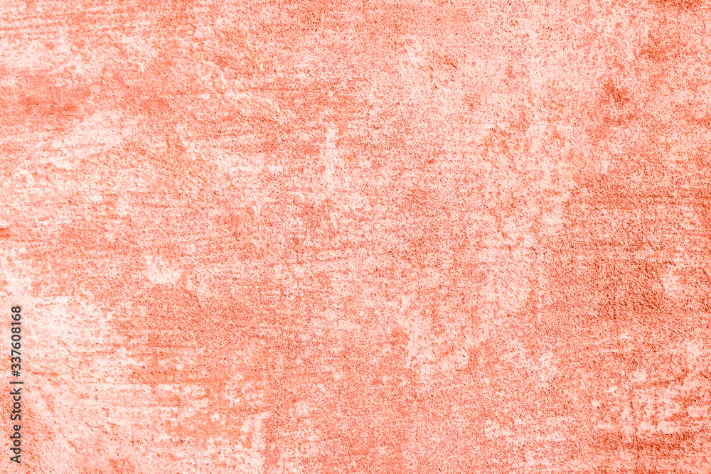 pink decorative plaster background , stucco wall with copyspace , color abstraction , wallpaper close up.