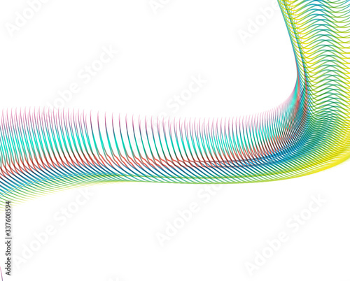 Abstract background blend wave line design for Wallpaper, Banner, Background, Card, Book Illustration, landing page