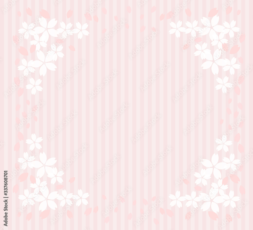 桜の花びらの背景 桜の花びらの背景