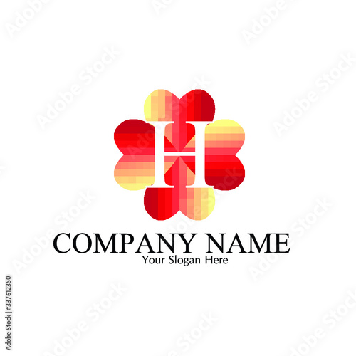 heart logo, H logo, logo for Event Organizer 