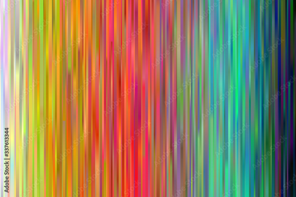 Yellow, white, red and green lines vector background.
