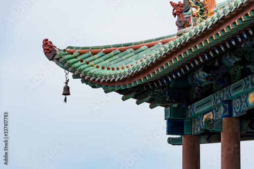 Houses in ancient northern China. photo