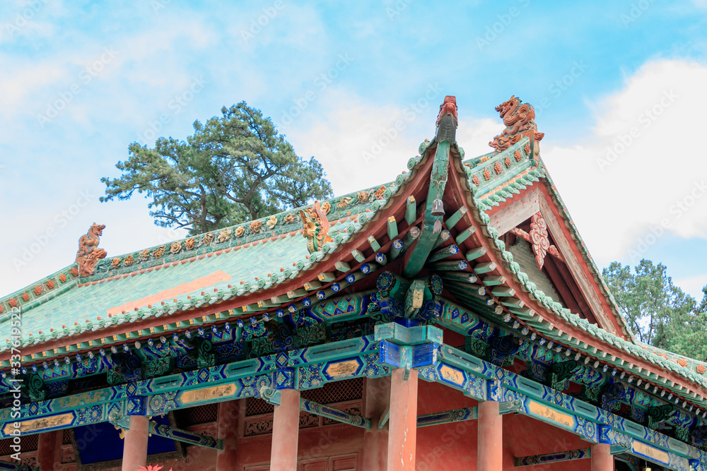 Ancient architecture in Shanxi Province, China.