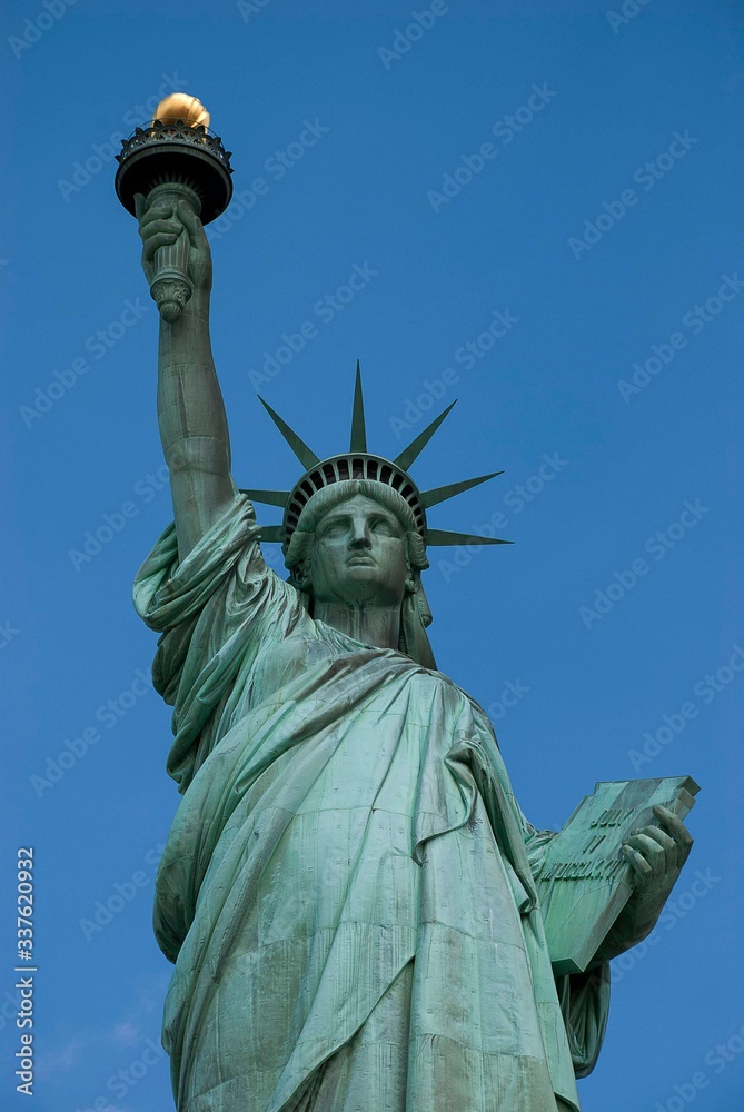 Fototapeta premium The Statue of Liberty on Liberty Island in New York