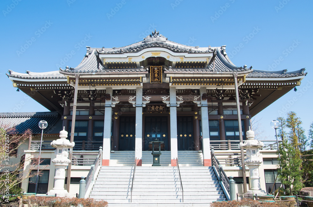 Fototapeta premium 三学院 金亀山 金亀山極楽寺 金亀山極楽寺三学院 蕨市 蕨駅