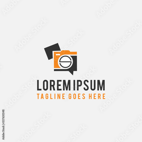 snapshot photograpy camera logo vector graphic design