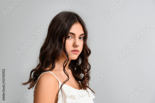 Young woman with beautiful ...