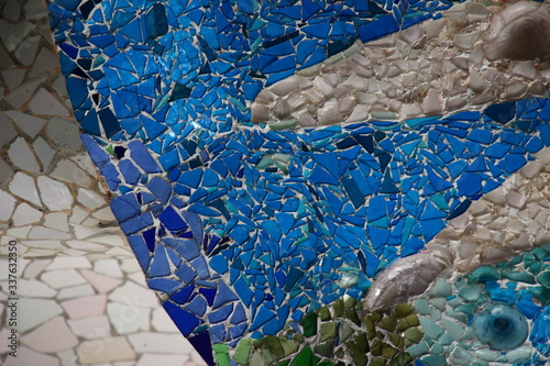 Park Güell - Deckenmosaik - Barcelona
