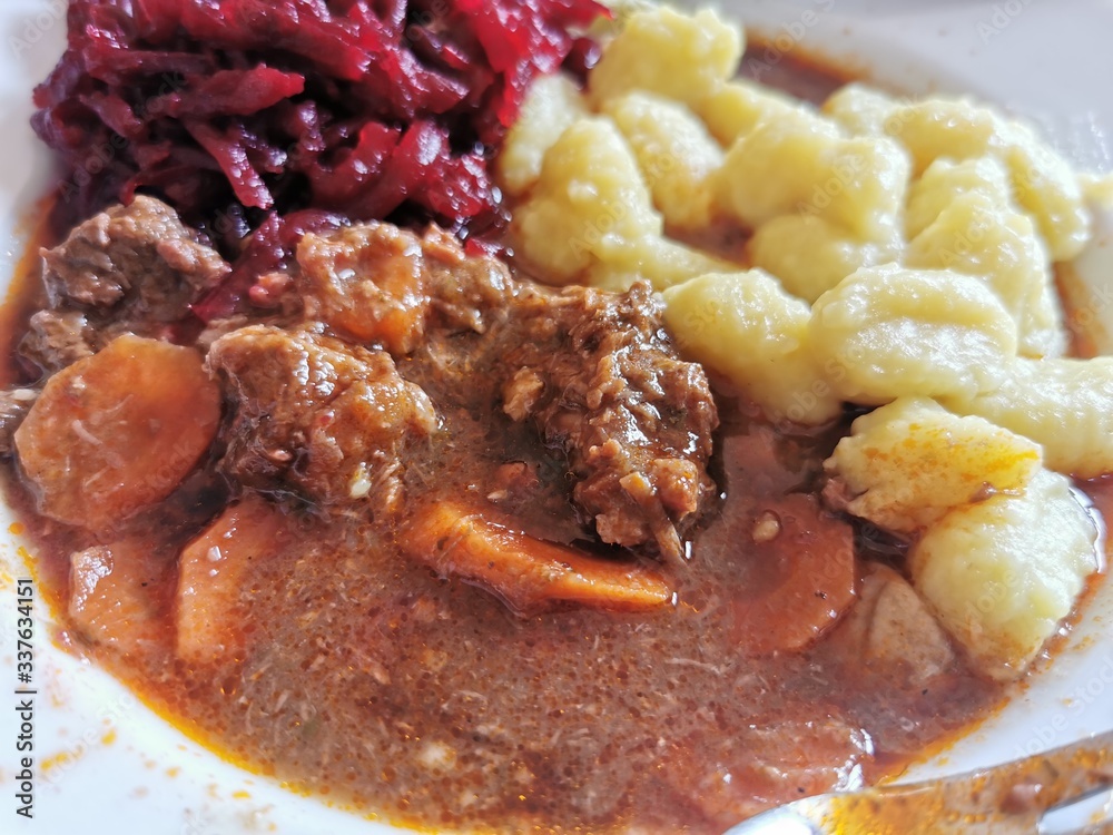 Beef Bourguignon with Gnocchi and Beetroot Beef Bourguignon with Gnocchi and Beetroot