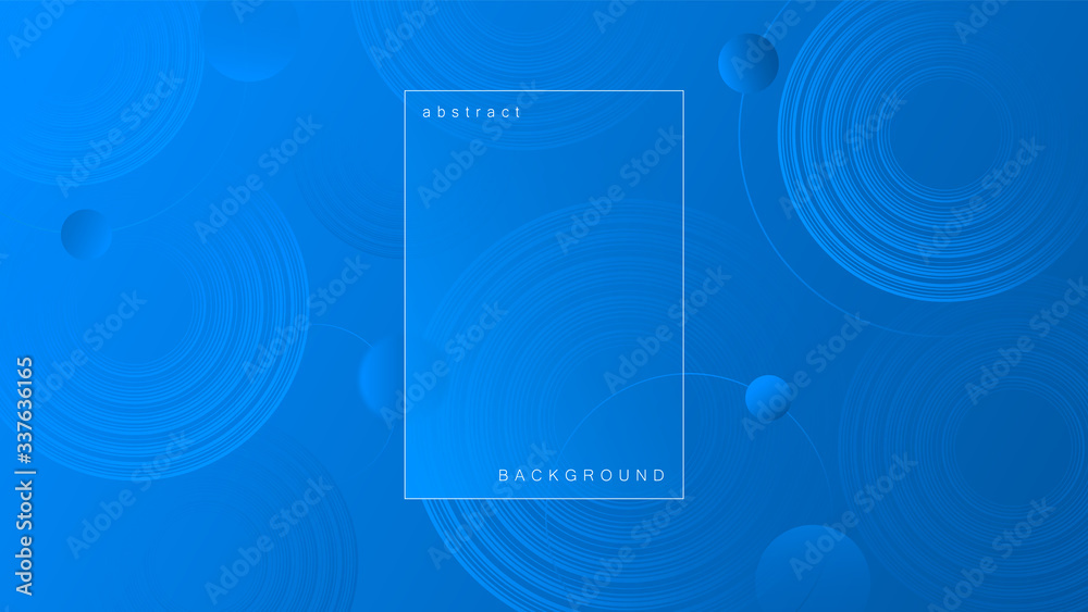 Abstract futuristic background with technological design. Minimalistic backdrop with round shapes and circles vector illustration.