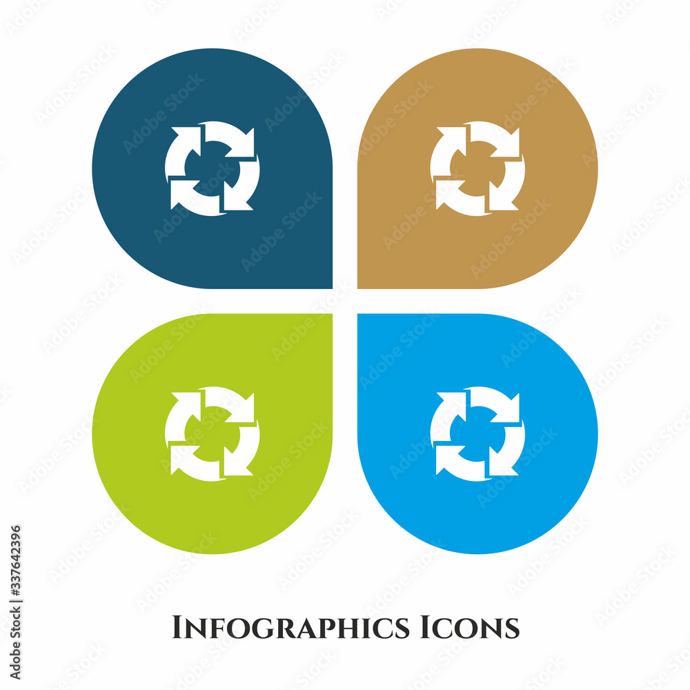 Reload or Recycle Vector Illustration icon for all purpose. Isolated on 4 different backgrounds. Reload or Recycle Vector Illustration icon for all purpose. Isolated on 4 different backgrounds.