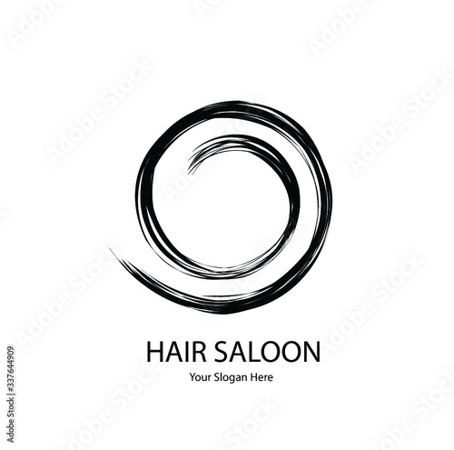hair saloon logo ,for business beauty