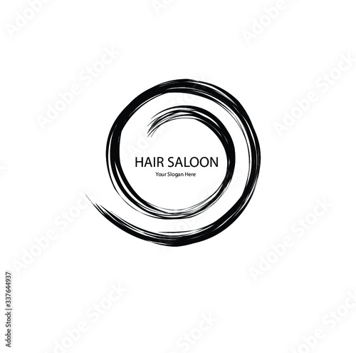 hair saloon logo ,for business beauty