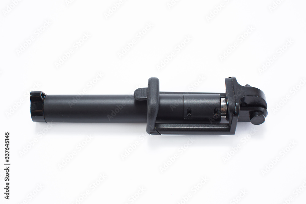 Fototapeta premium selfie stick mono pod on white background