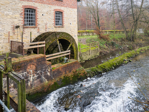 Knollmeyer mill in the Nettetal valley near Rulle, Wallenhorst, Osnabrueck-Land, Lower Saxony, Germany photo