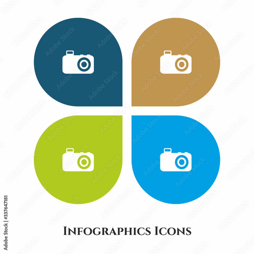 Camera Vector Illustration icon for all purpose. Isolated on 4 different backgrounds. Camera Vector Illustration icon for all purpose. Isolated on 4 different backgrounds.