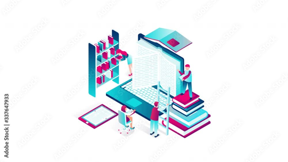 Online Library Loop Animation Motion Graphics Online Library Loop Animation Motion Graphics