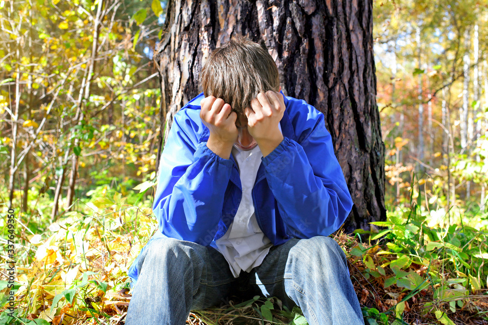 sorrowful young man sorrowful young man