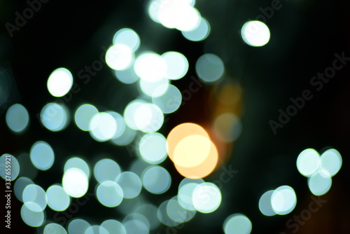 The blur of the lights is a beautiful bokeh at night.