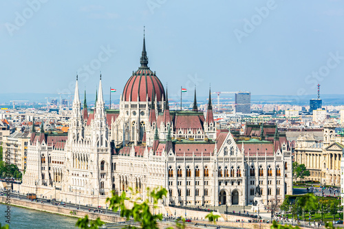 Parliament of Budapest from above