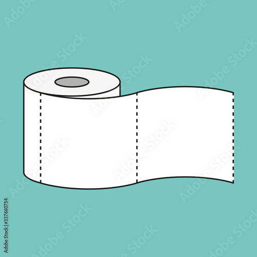 roll of toilet paper icon vector illustration EPS10