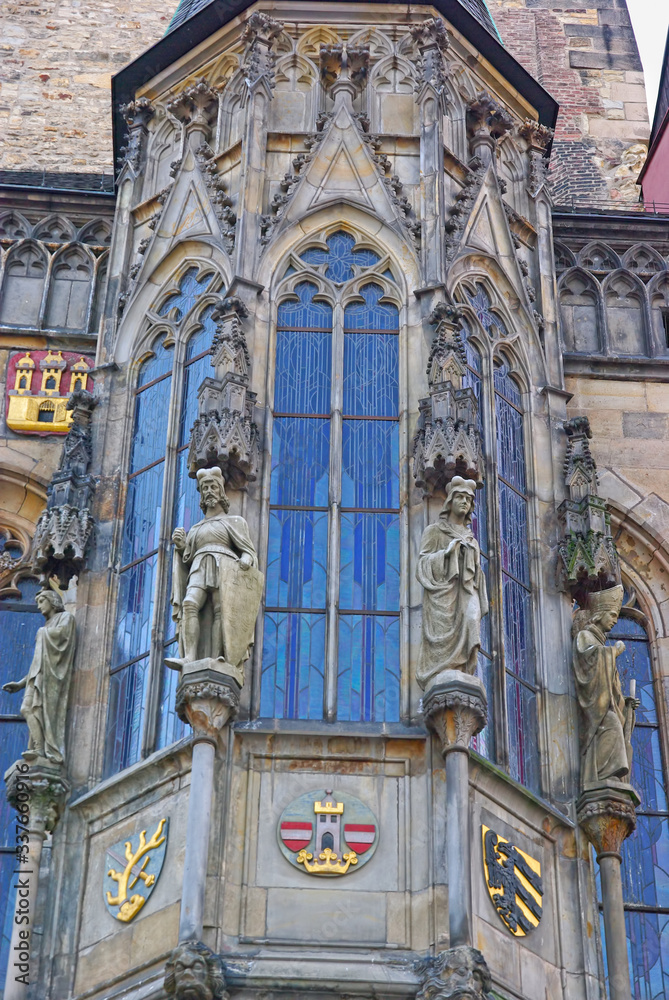 Town Hall from Prague, architecture detail