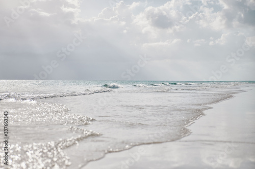 sandy beach by the ocean