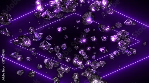 Laser Diamonds VJ Loop