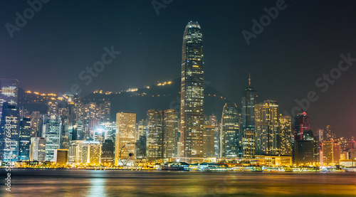 Hong Kong  China skyline 