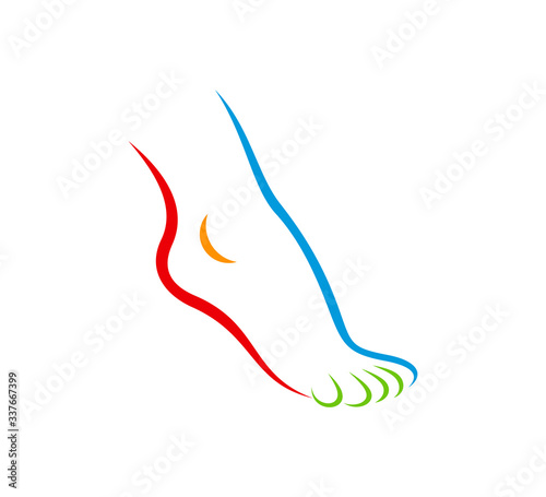 Foot logo vector template, Creative of Foot logo design concepts