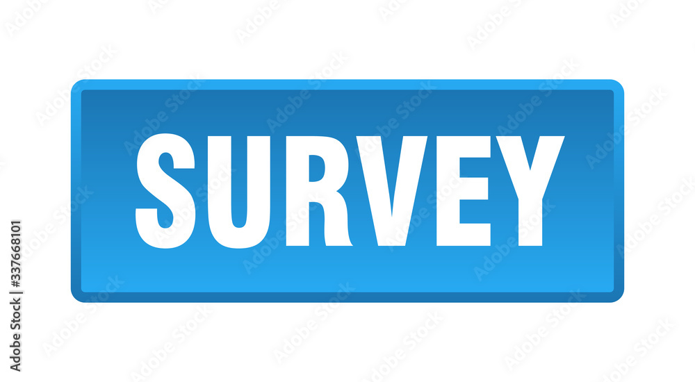 survey button. survey square blue push button survey button. survey square blue push button