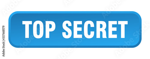 top secret button. top secret square 3d push button