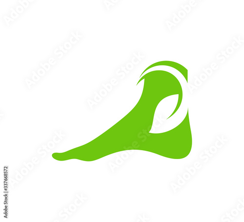 Nature Foot logo vector template, Creative of Foot logo design concepts