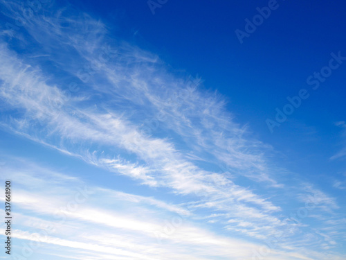 Blue skies and clouds