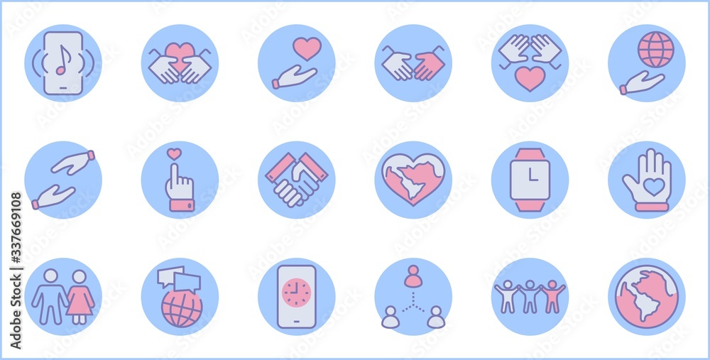 International Day of Human Solidarity Line Vector Icons Set. Contains such Icons as Handshake, Heart, planet Earth, helping Hand, People and more. Editable Stroke. 32x32 Pixel Perfect International Day of Human Solidarity Line Vector Icons Set. Contains such Icons as Handshake, Heart, planet Earth, helping Hand, People and more. Editable Stroke. 32x32 Pixel Perfect