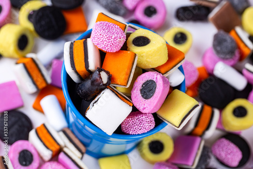 Liquorice allsorts fondant ...