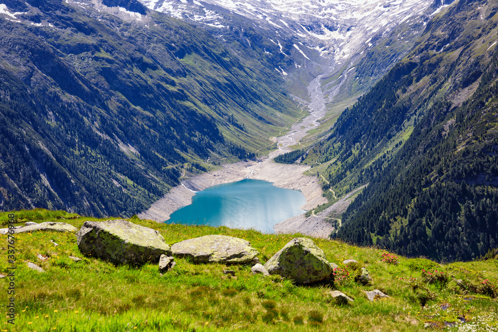 Alpine water reservoirs - Schlegeisspeicher
