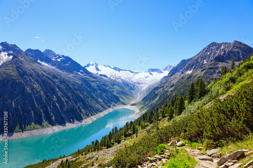 Alpine water reservoirs - Schlegeisspeicher © Videografic