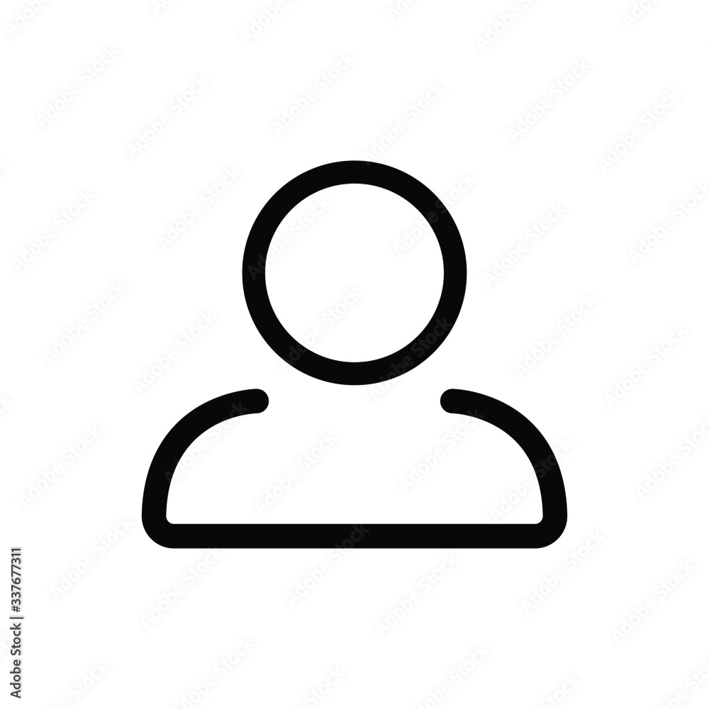user profile vector isolated icon user profile vector isolated icon