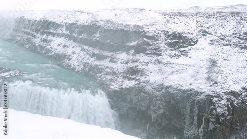 Gullfoss in Winter, Iceland