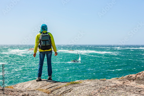 Schärenküste im Naturreservat Ramsviklandet in Bohuslän, Schweden