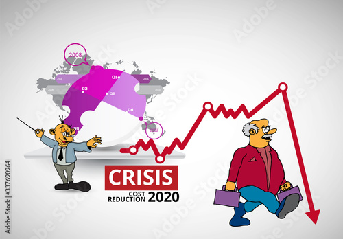 Template for diagram, graph and chart presentation. Vector business concept