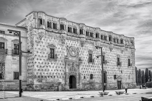 Infantado palace, Guadalajara. Built in Gothic stylo with Renaissance elements at the end of the fifteenth century.