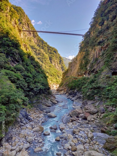 Gorges de Taroko dans le Parc National de Taroko- Taïwan