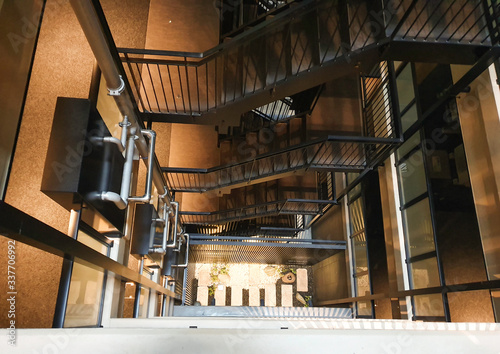 Loft Style Interior : Iron staircase