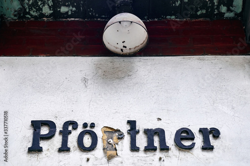 old doorman building in the heart of Berlin