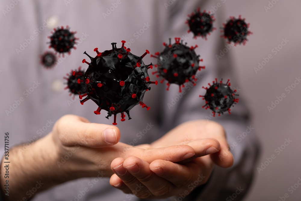 virus. Novel, people Concept quarantine. virus. Novel, people Concept quarantine.