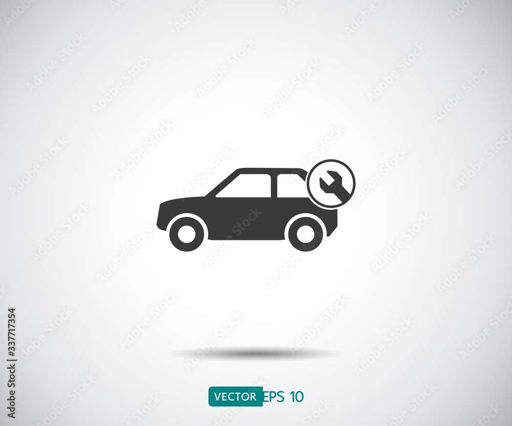 Car service icon, Auto Repair, Flat Maintenance logo design Vector illustration Car service icon, Auto Repair, Flat Maintenance logo design Vector illustration