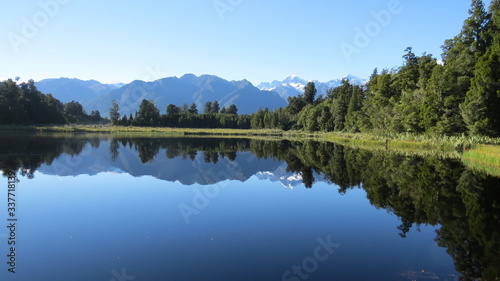 Lake Matheson Spiegelsee New Zealand
